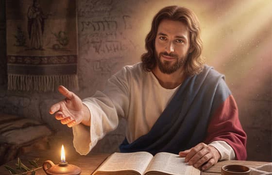 A quiet place to meet God with what you're carrying Soft early-morning light on an open Bible — Sacred Path personalized Bible reading